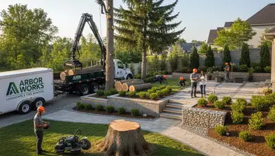 Seattle WA landscape design with native plants and drainage by Chop Chop Tree