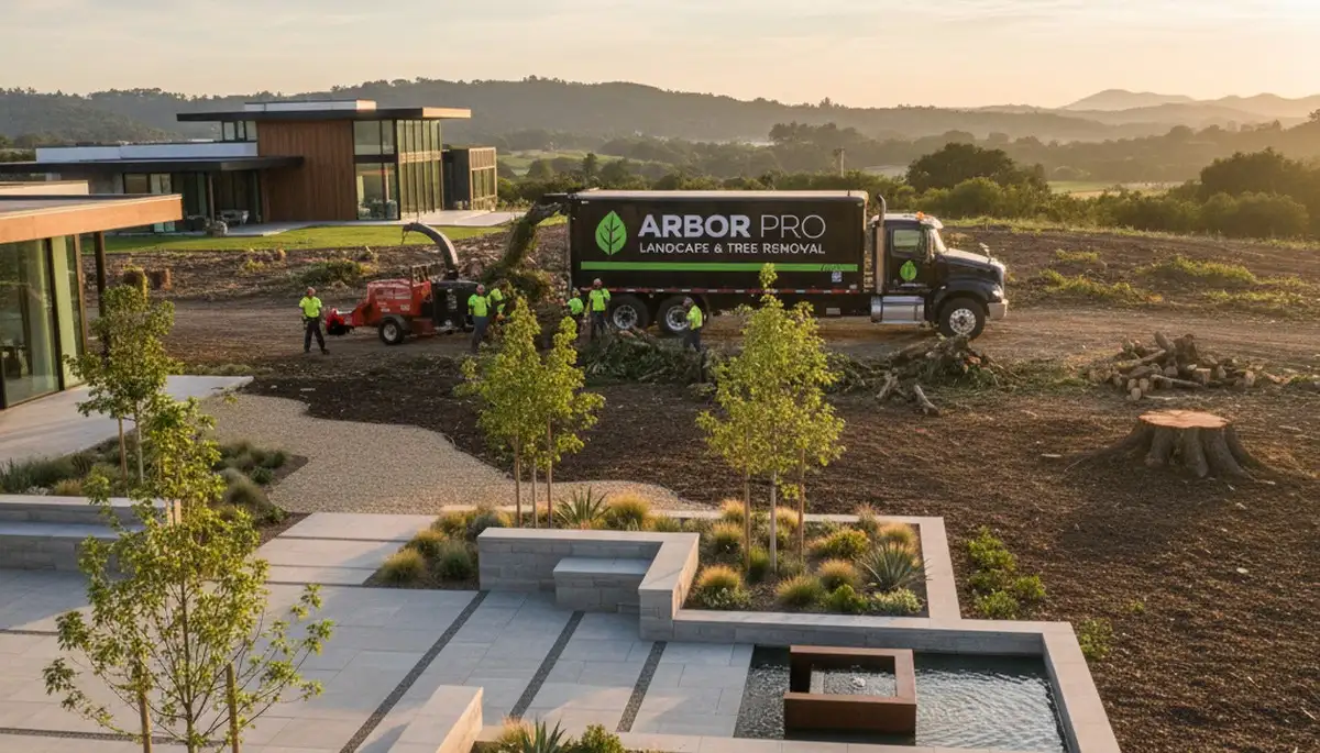 Seattle landscape design with native trees and drainage solutions by Chop Chop Tree experts