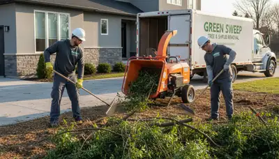Professional shrub removal service in Seattle WA clearing overgrown bushes for yard improvement