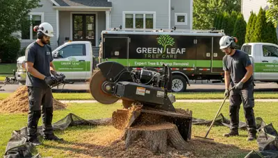 Professional stump removal service in Seattle, WA by Chop Chop Tree removing old tree stumps safely