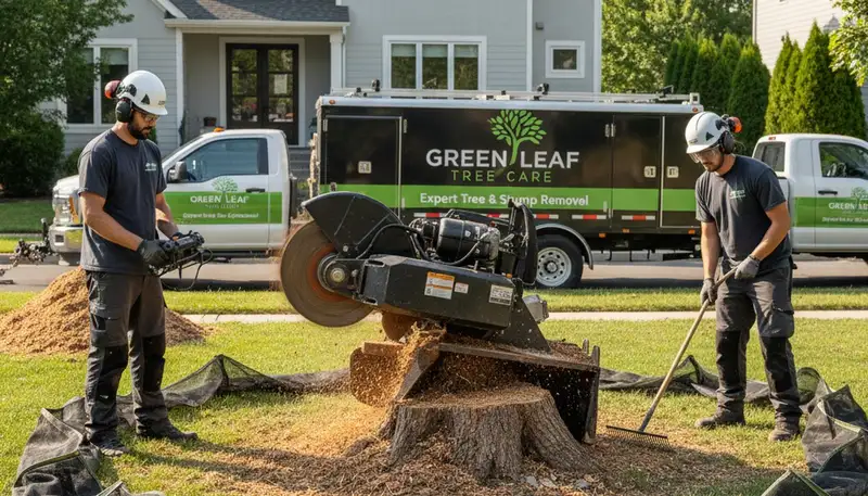 Professional stump removal service in Seattle, WA by Chop Chop Tree removing old tree stumps safely