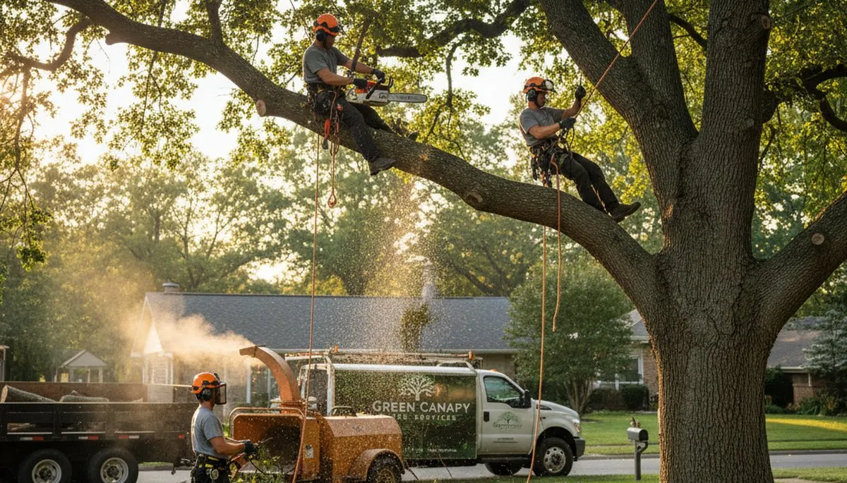 Arborist pruning maple tree in Seattle, WA for Chop Chop Tree professional tree care services